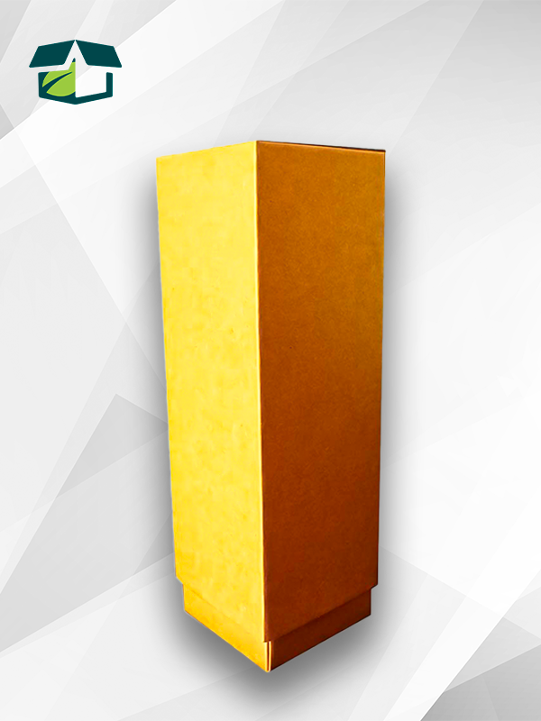 CAJA BOTELLA FLOR Caja para botella de vino