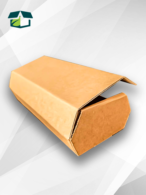 Caja hexagonal y rectangular