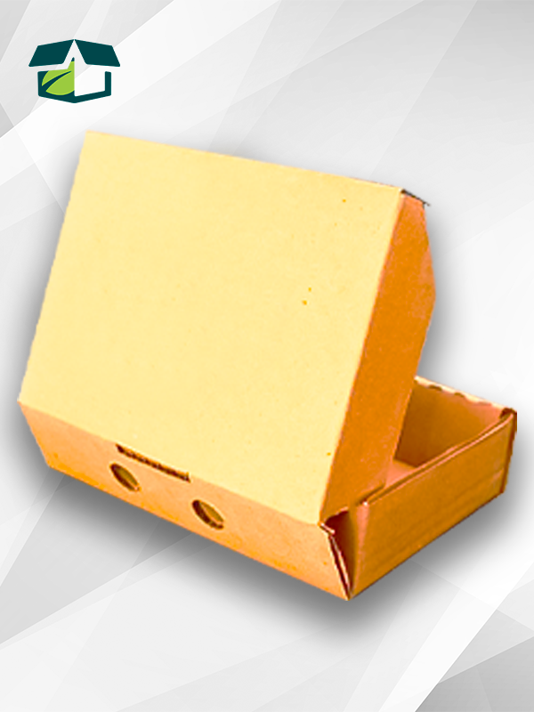Caja troquelada de cartón corrugado