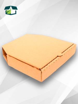 Caja para pizza de cartón corrugado sencillo