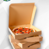 Caja para pizza y rebanada de pizza
