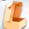 Caja troquelada de cartón corrugado
