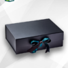Caja de lujo con cierre de listón