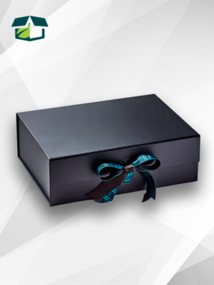 Caja de lujo con cierre de listón