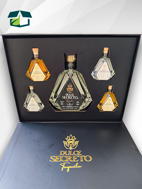 Caja de lujo para botellas de tequila